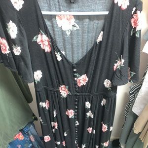 Floor length traditional dress